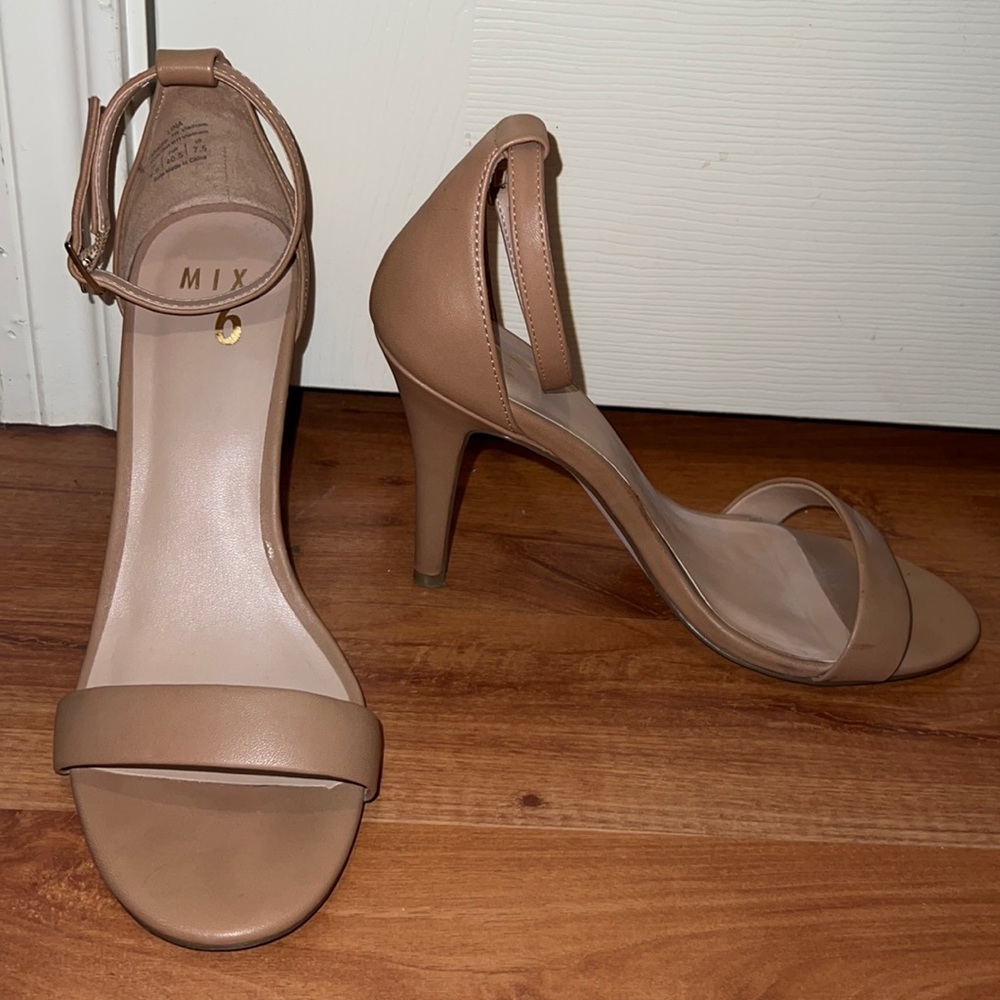 Nude sandal Heels